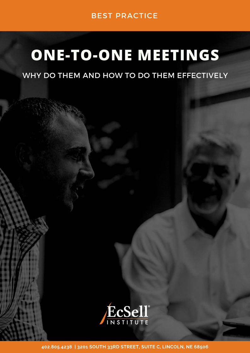 One-to-one meeting best practice